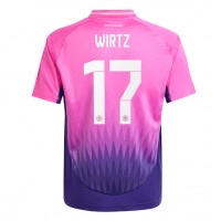 Camiseta Alemania Florian Wirtz #17 Visitante Equipación Eurocopa 2024 manga corta